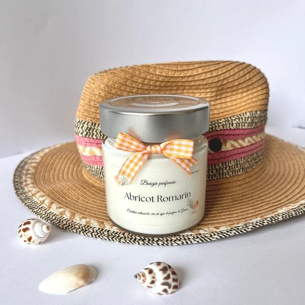 Bougie parfumée "Abricot Romarin"