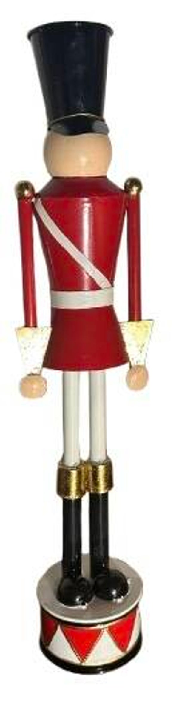 Soldado navideño de metal 45cm