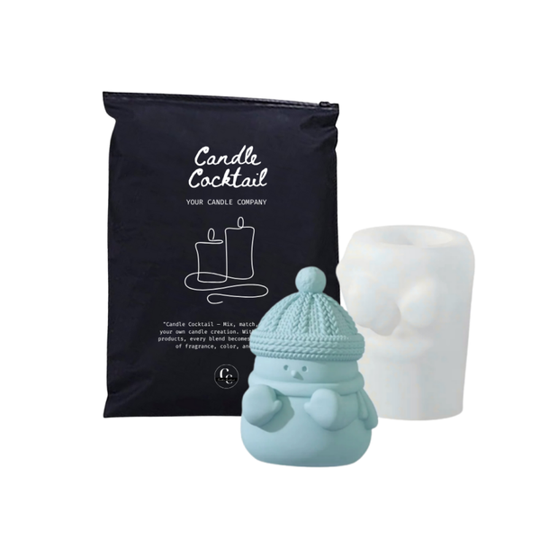 Kaarsenmal | Sneeuwpopje met Muts | #217