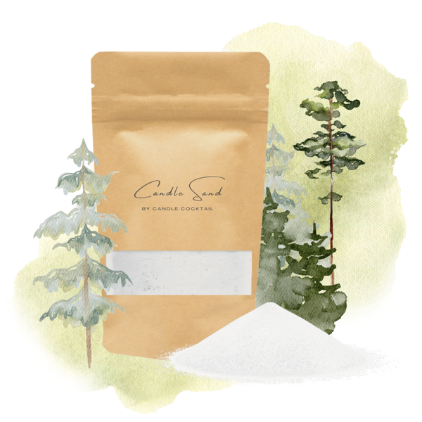 Candle Cocktail® Geurend Kaarsenzand | Rainy Forest | Incl. Lontjes