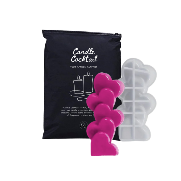 Kaarsenmal | Stapelhartjes Blanco | Candle Cocktail® | #135