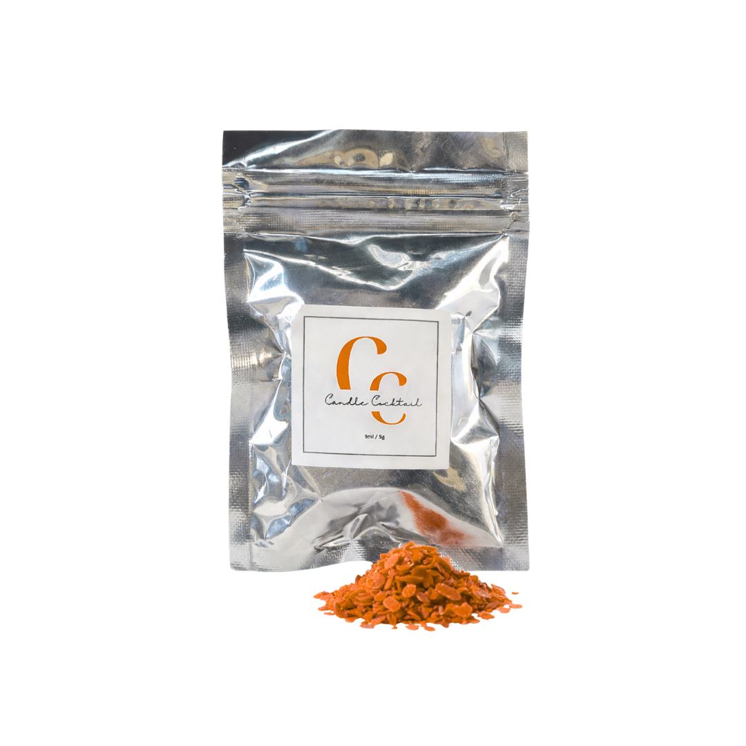 Kleurvlokjes | 5g | Oranje | Candle Cocktail®