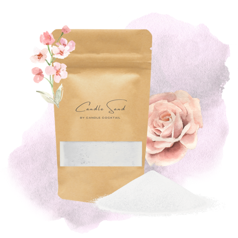 Candle Cocktail® Geurend Kaarsenzand | Romantic Rose | Incl. Lontjes