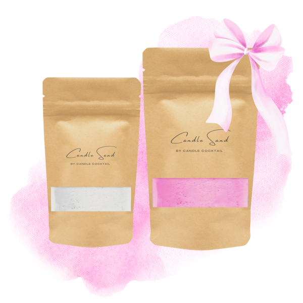 Candle Cocktail® | Kaarsenzand Set 1 | Romantic Rose & Bubblegum Pink