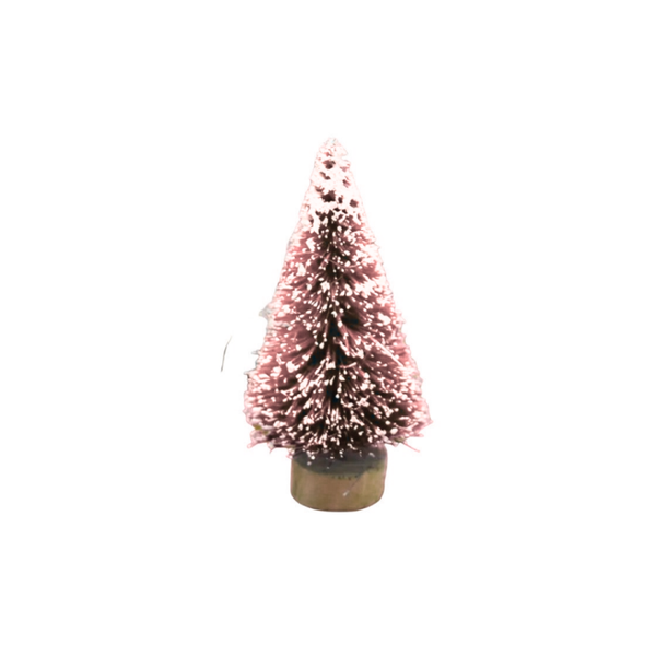 Decoratie | Denneboompje | Roze | 5 cm