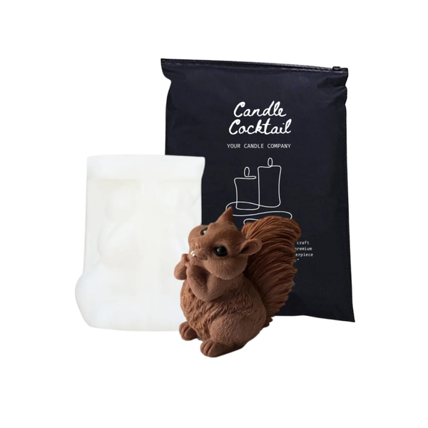 Kaarsenmal | Zittende Eekhoorn | Candle Cocktail® | #167