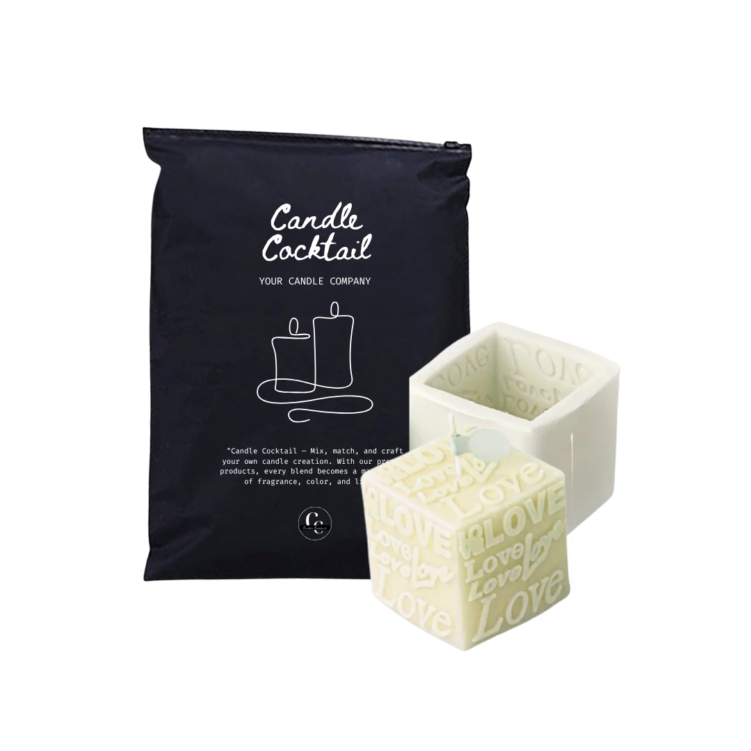 Kaarsenmal | Liefdes Kubus | Candle Cocktail® | #76