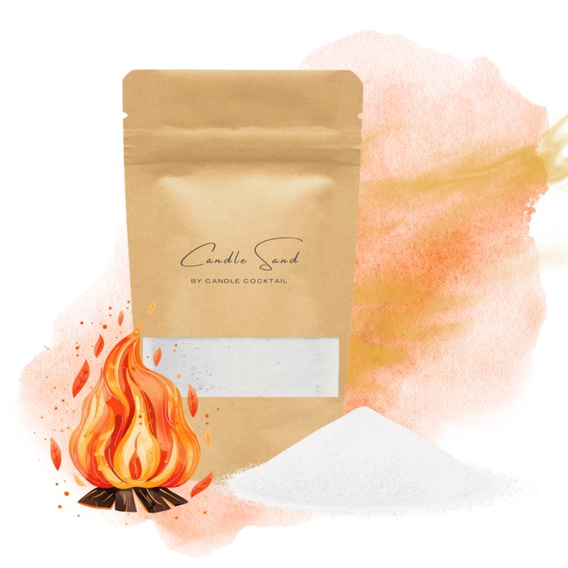 Candle Cocktail® Geurend Kaarsenzand | Crackling Fireplace | Incl. Lontjes