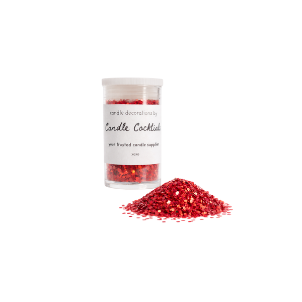 Chunky Glitter | Rood | Candle Cocktail® | #2