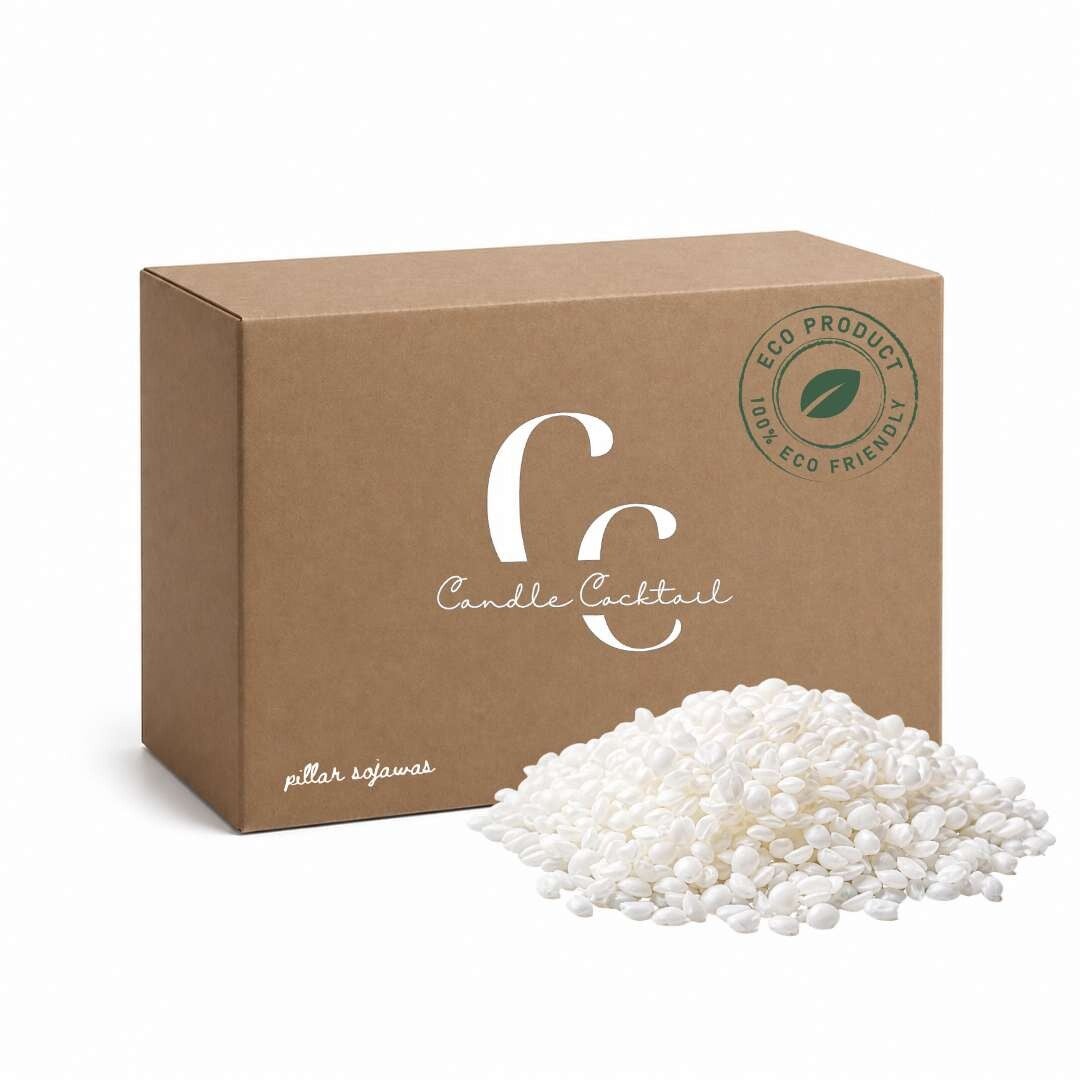 Ecologische Pillar Sojawas | Candle Cocktail®