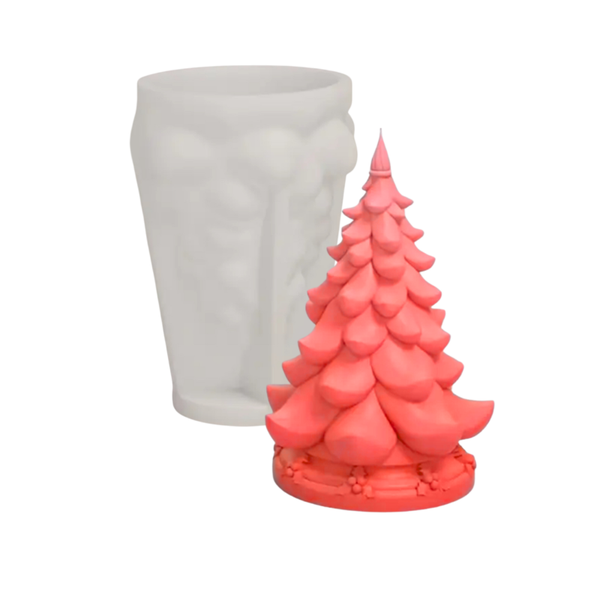 Kaarsenmal | Kerstboom Puntjes  | #70