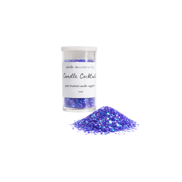 Chunky Glitter | Kameleon Paars | Candle Cocktail® | #10