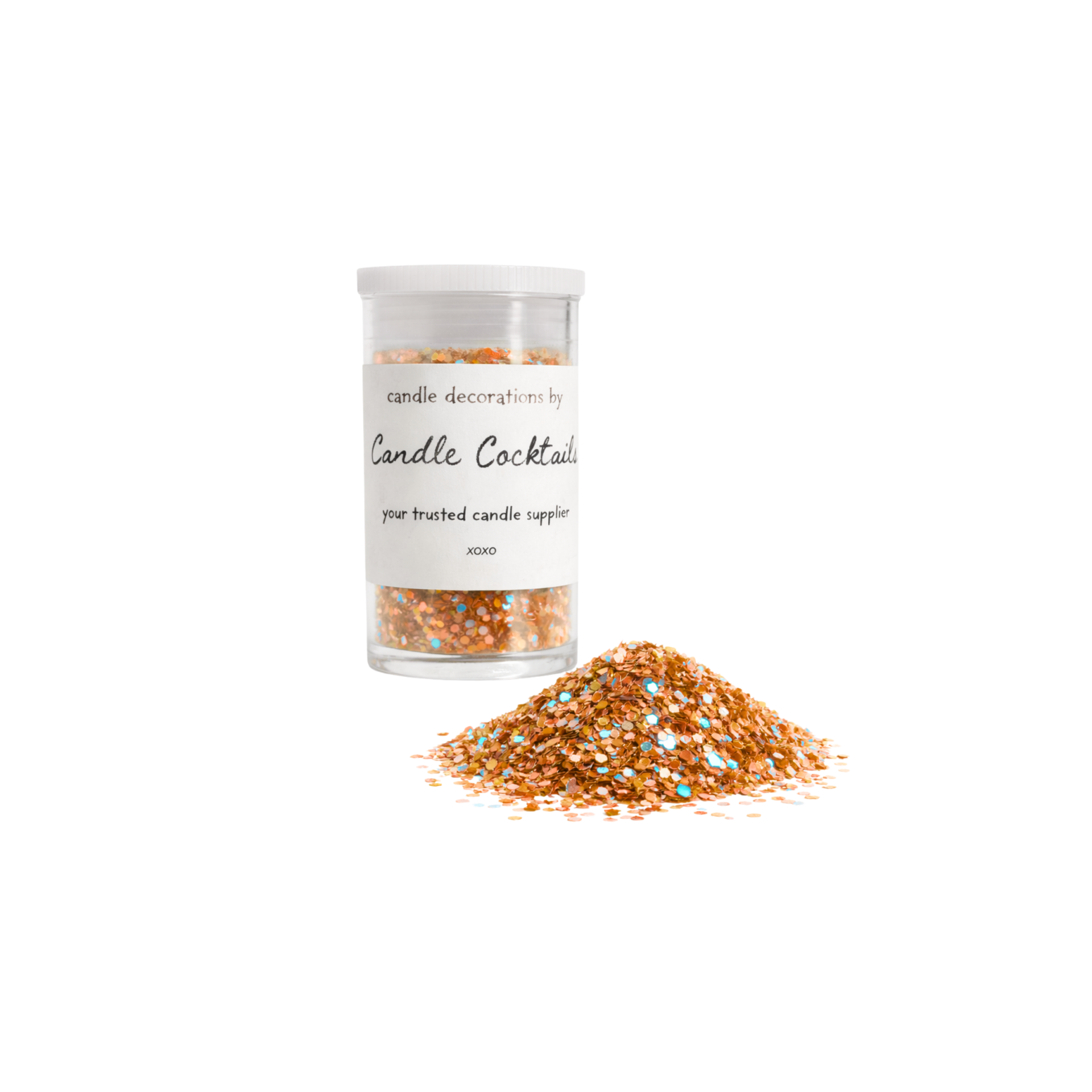 Chunky Glitter | Brons | Candle Cocktail® | #14