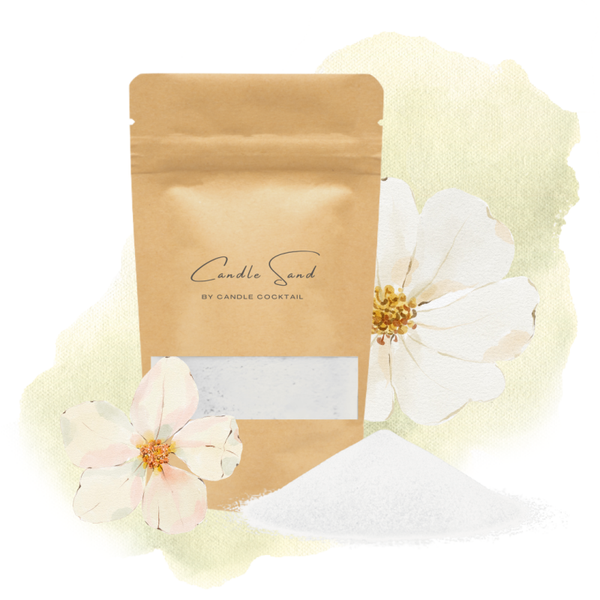 Candle Cocktail® Geurend Kaarsenzand | Subtle Jasmine | Incl. Lontjes