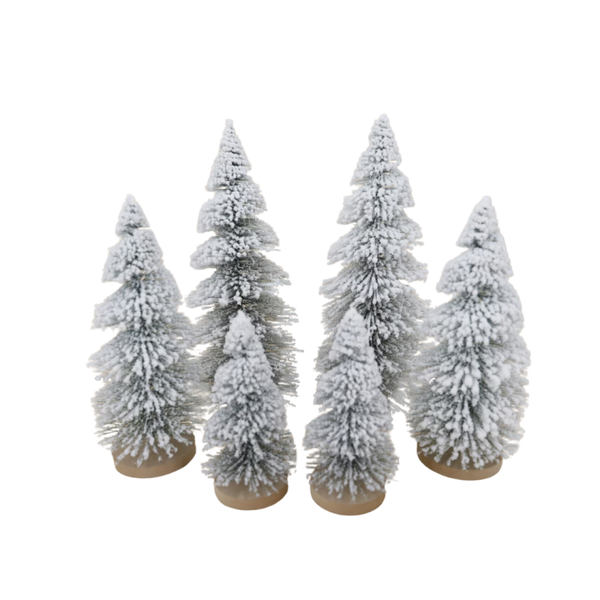 Decoratie | 6 Decoratie Dennenbomen | Groot | Candle Cocktail®