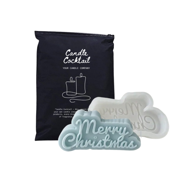 Kaarsenmal | Merry Christmas Tekst | Candle Cocktail® | #85