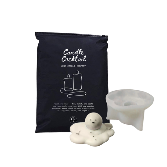 Kaarsenmal | Gesmolten Sneeuwpopje | #28