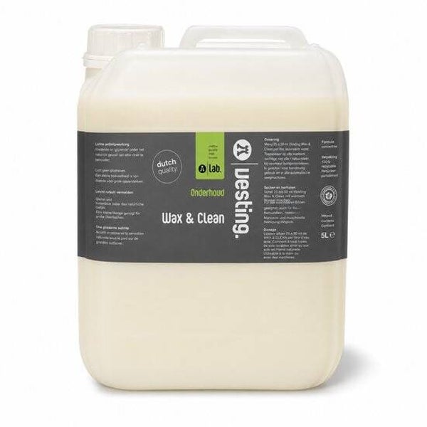 Wax & Clean 5 Liter – Beste Parketreiniger & Parketzeep voor Geoliede Houten Vloeren | Reinigt, Voedt & Beschermt