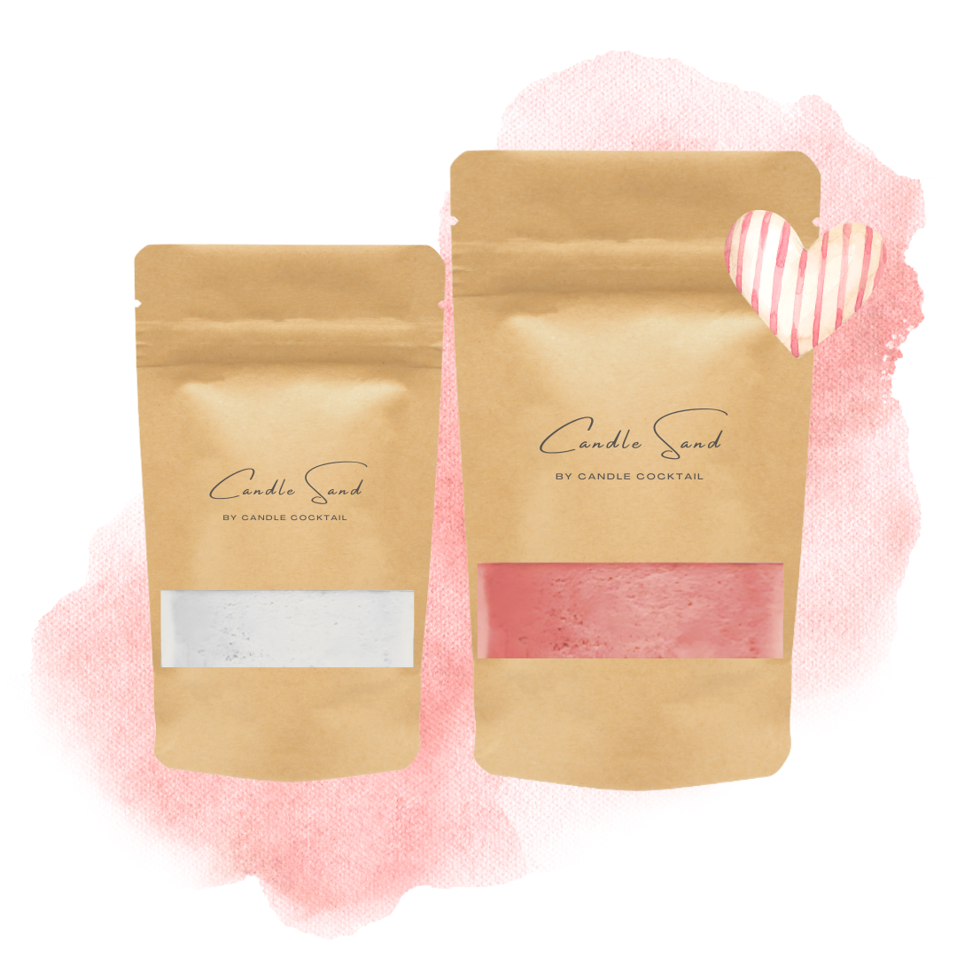 Candle Cocktail® | Kaarsenzand Set 5 | Romantic Rose & Raspberry Red