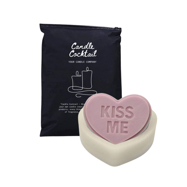 Kaarsenmal | Snoephartje Kiss Me  | Candle Cocktail® | #136