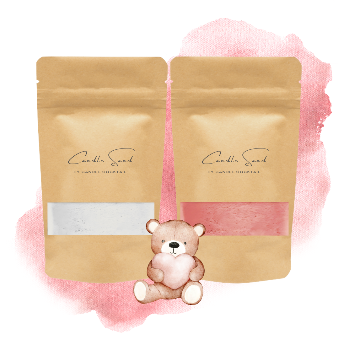 Candle Cocktail® | Kaarsenzand Set 6 | Romantic Rose & Raspberry Red