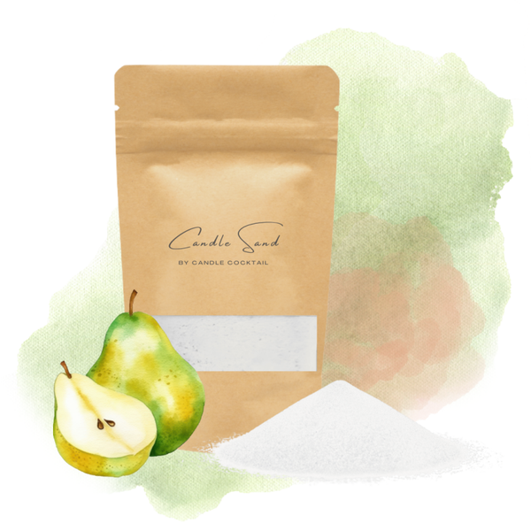 Candle Cocktail® Geurend Kaarsenzand | Caramel & Pear | Incl. Lontjes