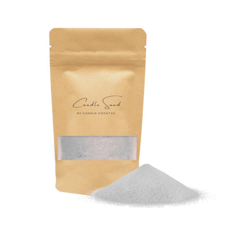 Candle Cocktail® Kaarsenzand | Thunder Grey | 5KG | Incl. 80 Lontjes
