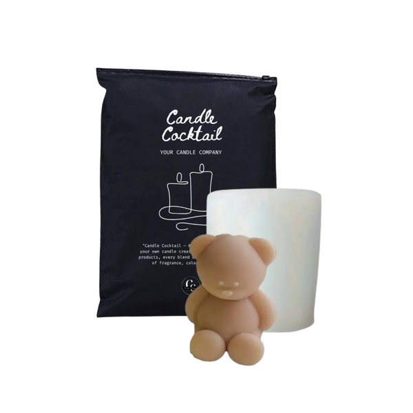 Kaarsenmal | Mini Zittend Beertje | #154