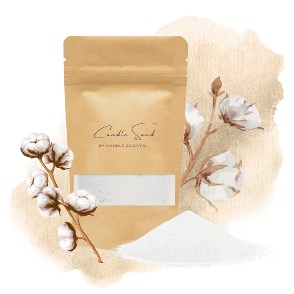 Candle Cocktail® Geurend Kaarsenzand | Fresh Cotton | Incl. Lontjes