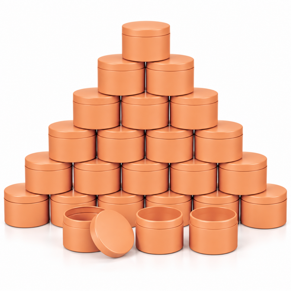 Luxe Kaarsenpotjes | Pastel Oranje
