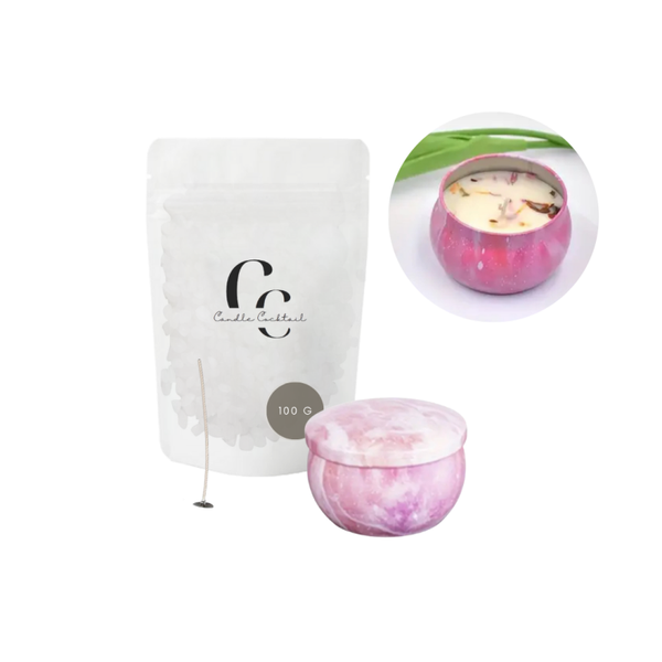Zelf Kaarsen Maken | Roze Blik | XS