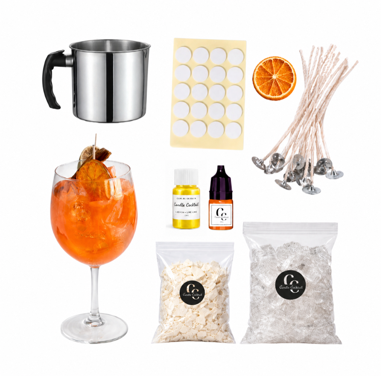 Zelf Spritz Kaarsen Maken | M | Candle Cocktail®