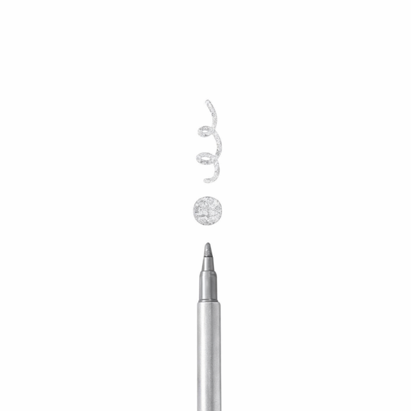Acryl Kaarsen Stift | Mat | Zilver