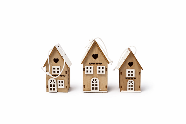 Decoratie | Love Wooden House Set | Candle Cocktail®