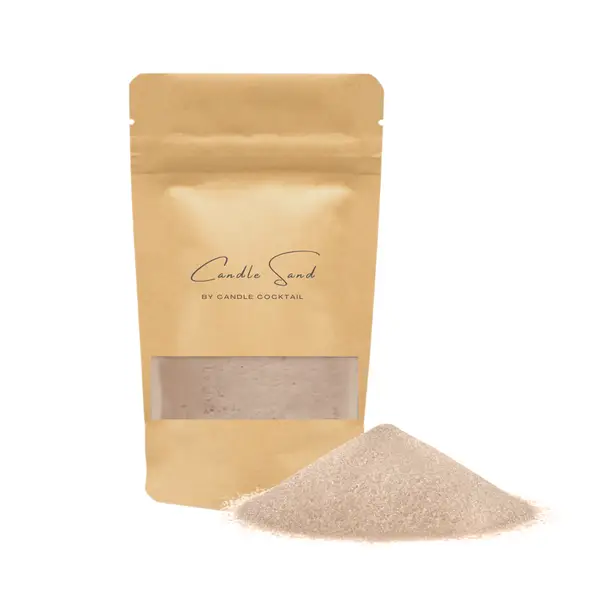 Candle Cocktail® Kaarsenzand | 25 KG | Dessert Brown | Incl. 400 Lontjes