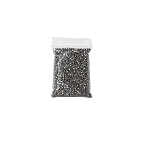 Folie Steentjes | Donker Zilver | 10 G