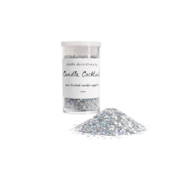 Chunky Glitter | Kameleon Zilver | Candle Cocktail® | #21
