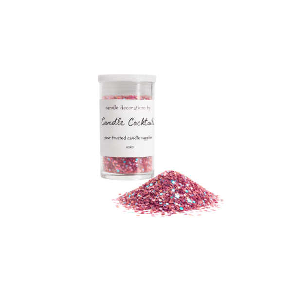 Chunky Glitter | Oud Roze | Candle Cocktail® | #11