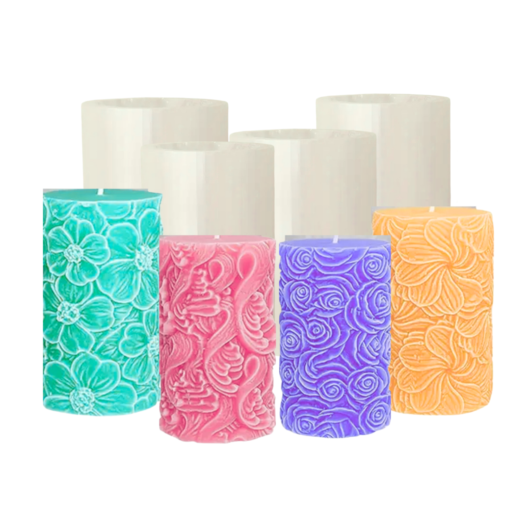 Kaarsenmallen | 4 Deluxe Stompen Set