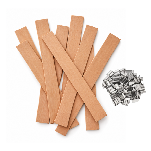 Houten Lont | Dun | Candle Cocktail® | Incl. Voetpitjes