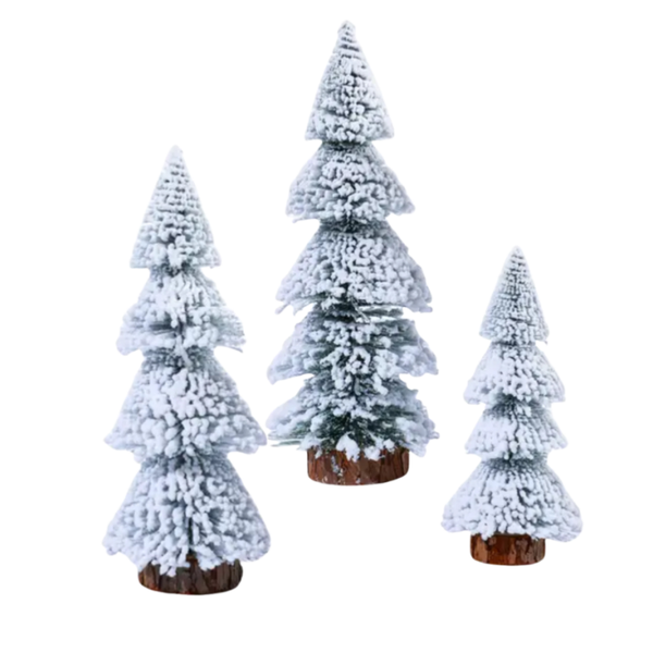 Decoratie | 3 Decoratie Dennenbomen | Groot | Candle Cocktail®