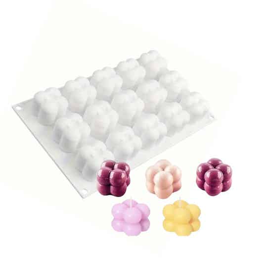 Kaarsenmal | 15 x Mini Bubbel Kaars