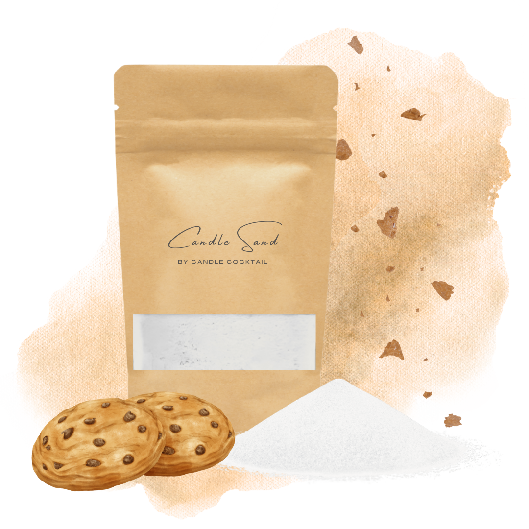 Candle Cocktail® Geurend Kaarsenzand | Sweet Cookies | Incl. Lontjes