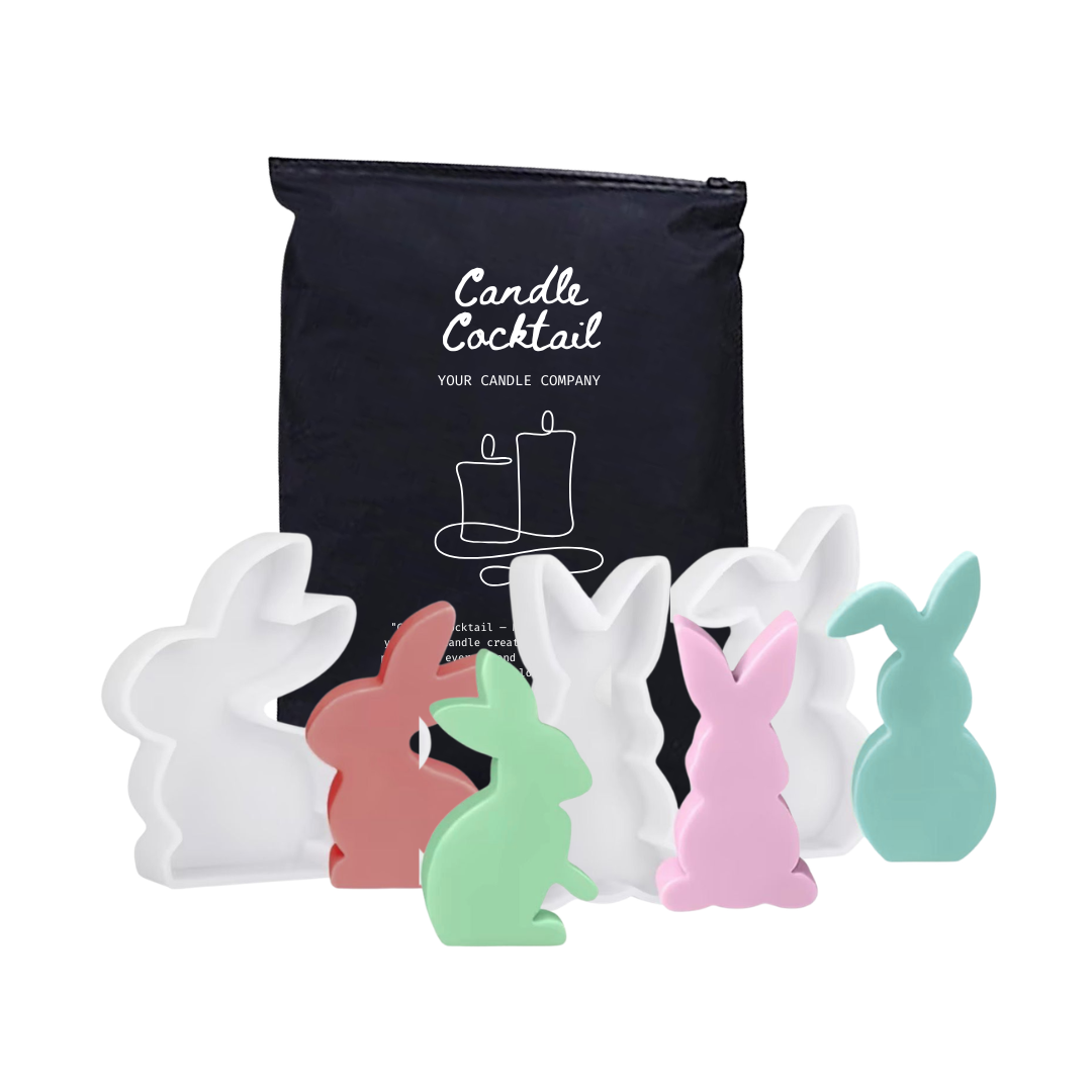 Kaarsenmallen | 4 Paashaasjes | Candle Cocktail®