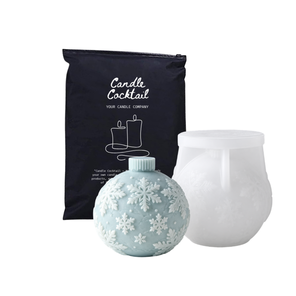 Kaarsenmal | Kerstbal Flakes | Candle Cocktail® | #438
