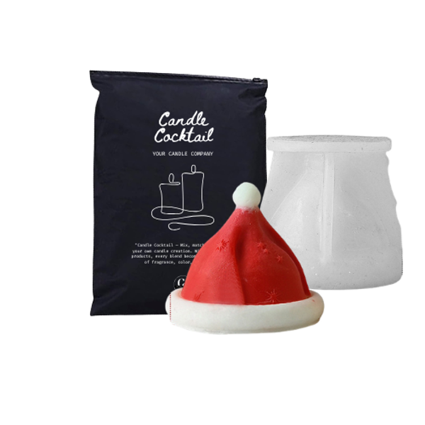 Kaarsenmal | Klassieke Kerstmuts | Candle Cocktail® | #304
