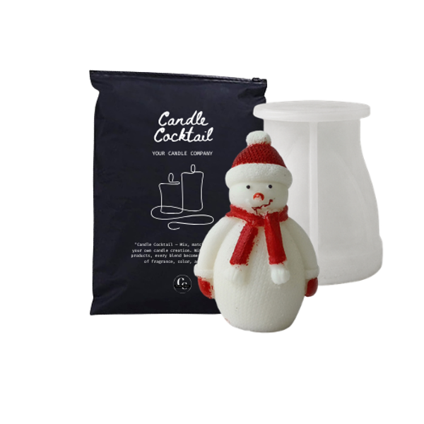 Kaarsenmal | Aangeklede Sneeuwpop | Candle Cocktail® | #306