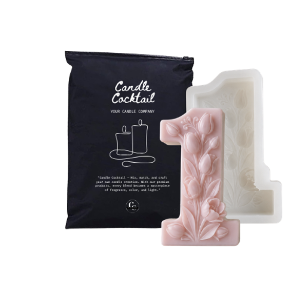 Kaarsenmal | Getal 1 | Candle Cocktail® | #361