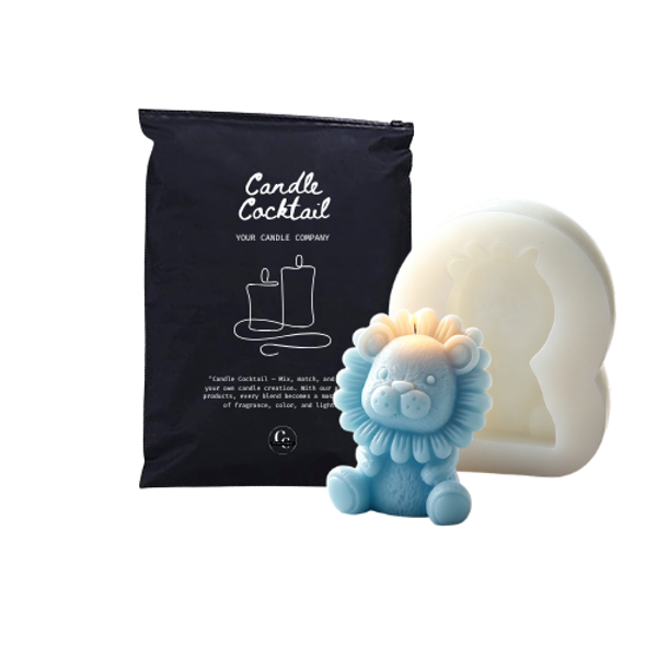 Kaarsenmal | Schattig Leeuwtje | Candle Cocktail® | #376