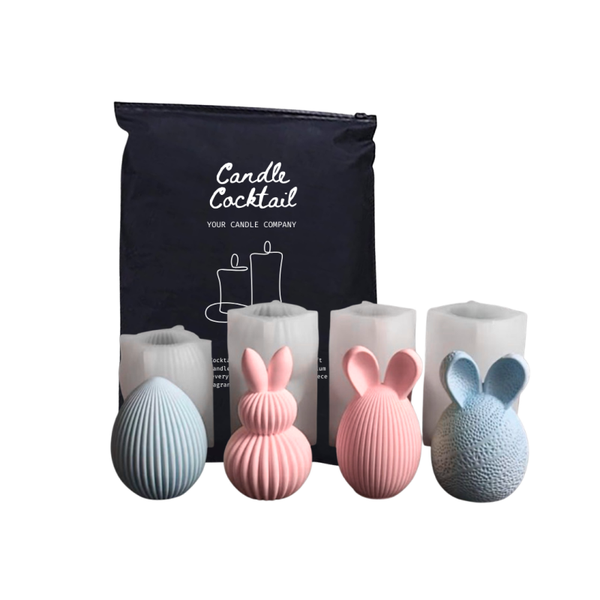 xx Kaarsenmallen | Dierlijke Eitjes Set 4 Pack | Candle Cocktail® |} #608
